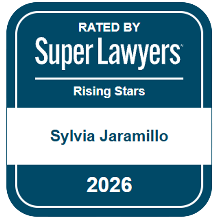 RATED BY Super Lawyers | Rising Stars | Sylvia Jaramillo | 2026